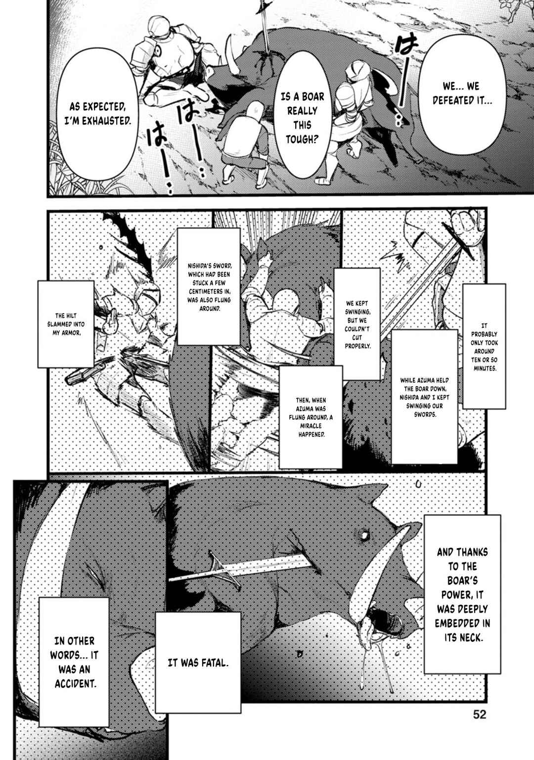 Page 19 Chapter 2 Yuusha ni Narenakatta Sanbaka Trio wa, Kyou mo Otoko Meshi wo Koshiraeru.