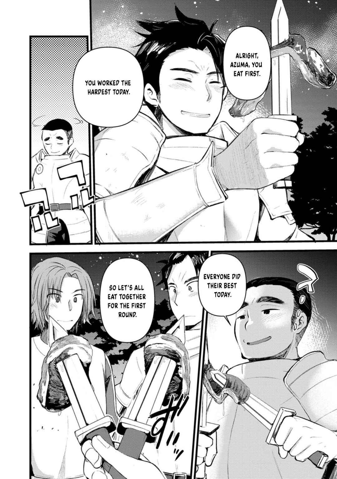 Page 29 Chapter 2 Yuusha ni Narenakatta Sanbaka Trio wa, Kyou mo Otoko Meshi wo Koshiraeru.