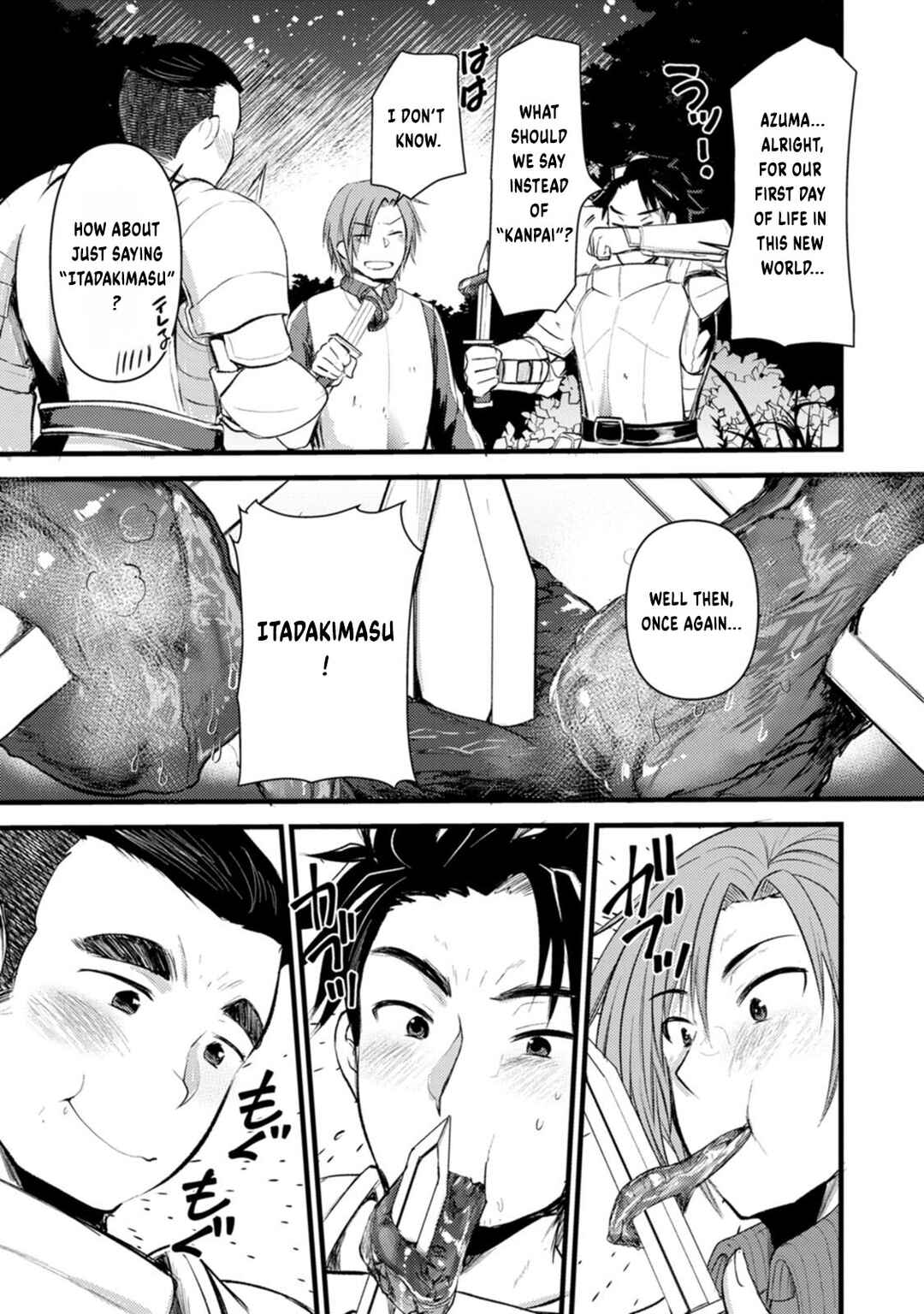 Page 30 Chapter 2 Yuusha ni Narenakatta Sanbaka Trio wa, Kyou mo Otoko Meshi wo Koshiraeru.