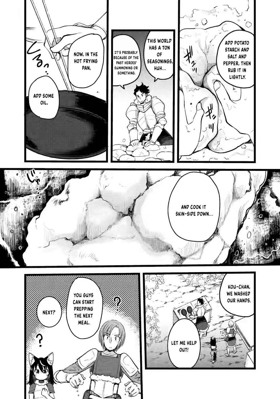 Page 25 Chapter 6 Yuusha ni Narenakatta Sanbaka Trio wa, Kyou mo Otoko Meshi wo Koshiraeru.