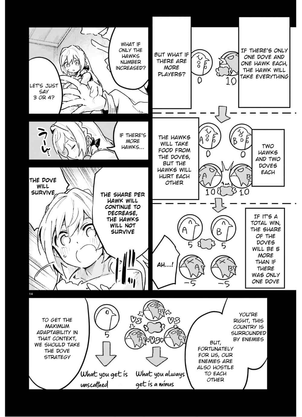Page 14 Chapter 12 Suuji de Sukuu! Jyakushou Kokka