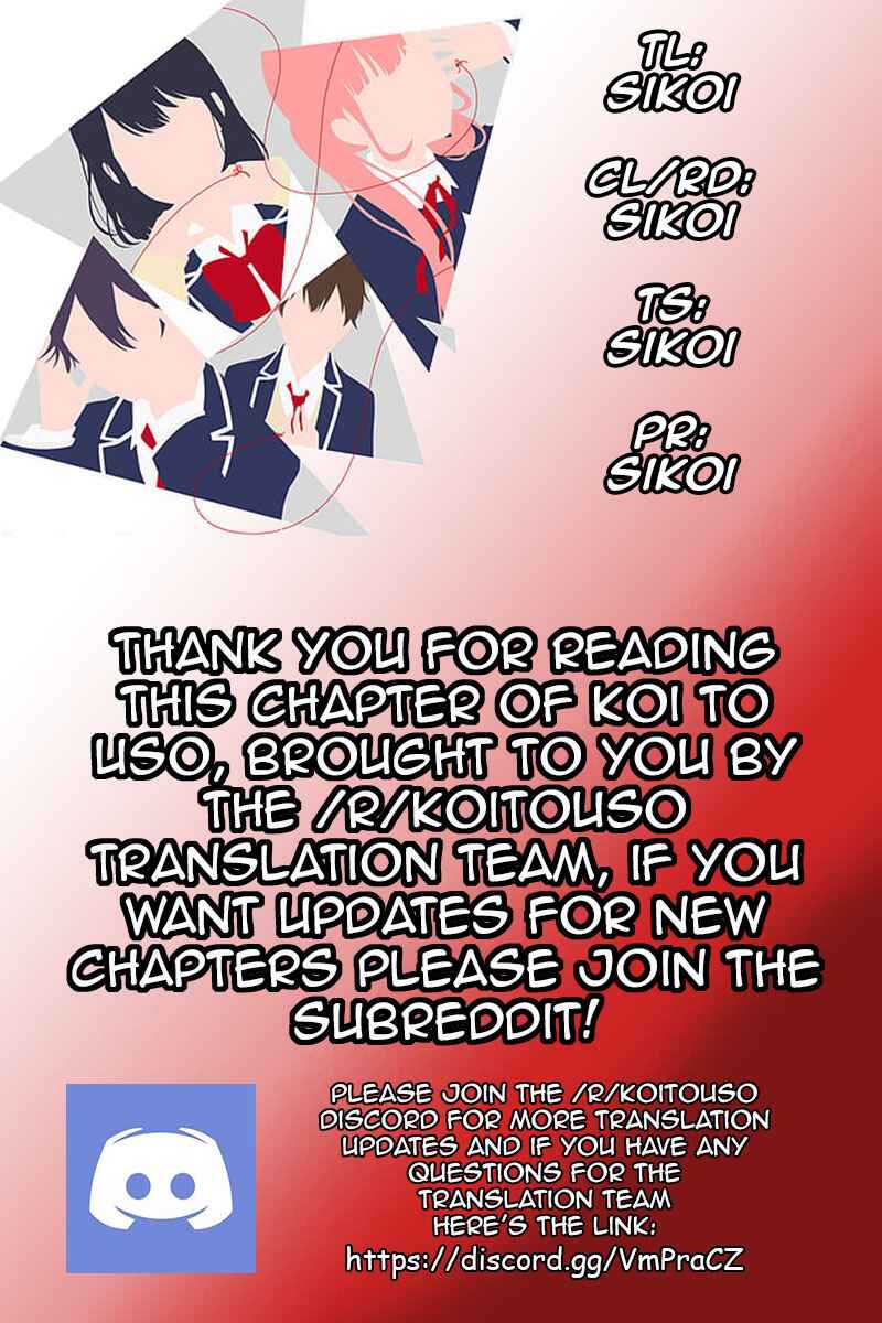 Page 1 Chapter 261 Koi to Uso