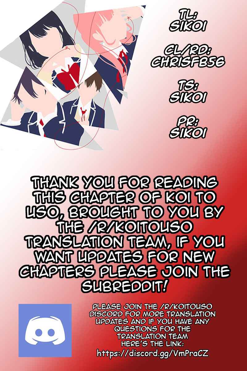 Page 1 Chapter 250 Koi to Uso
