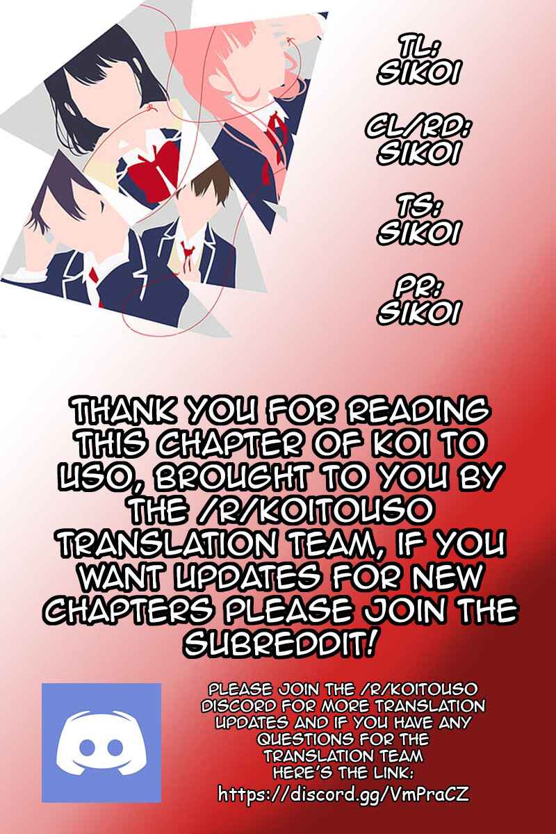 Page 1 Chapter 257 Koi to Uso