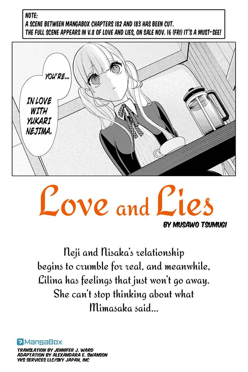 Page 1 Chapter 183 Koi to Uso