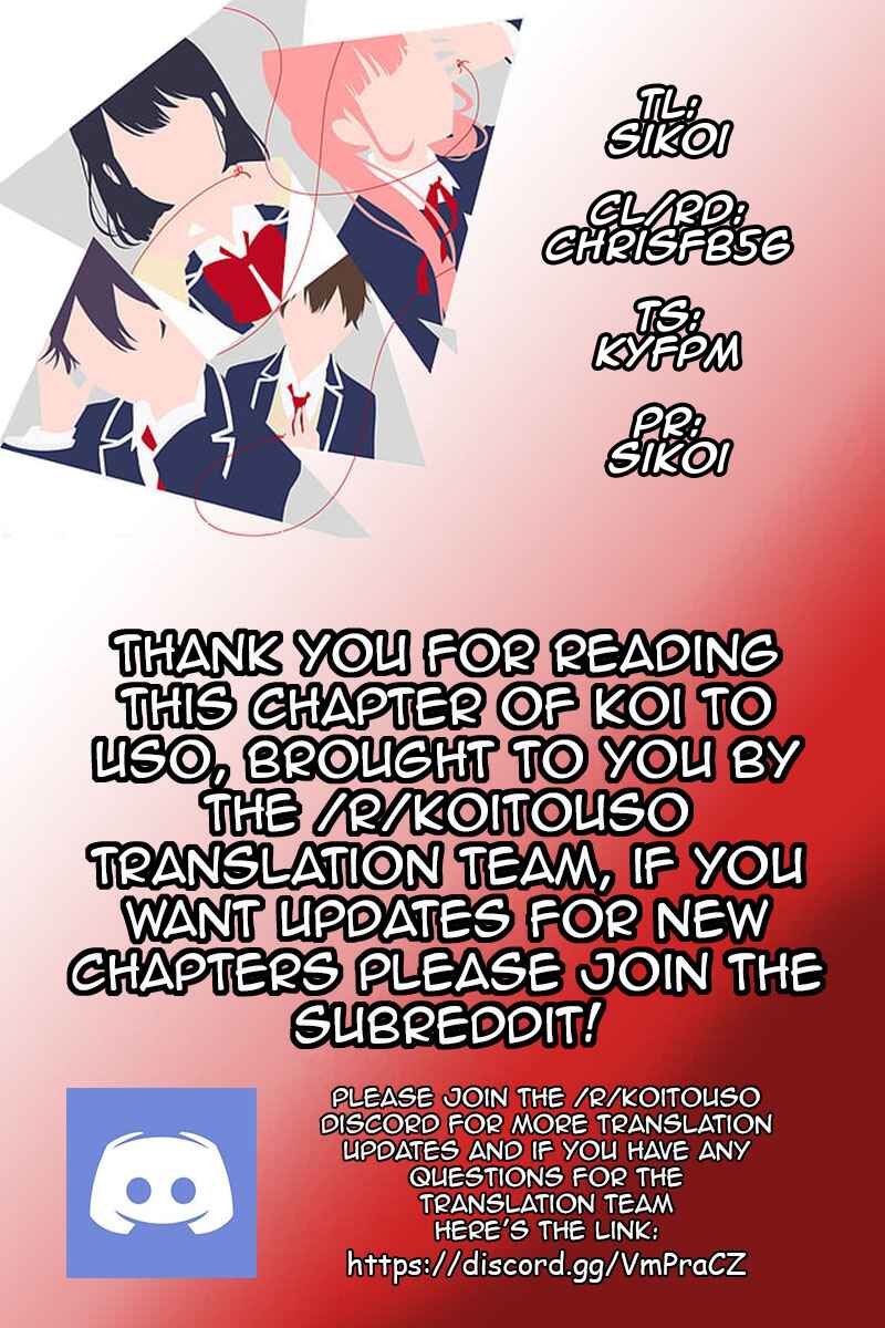 Page 1 Chapter 245 Koi to Uso