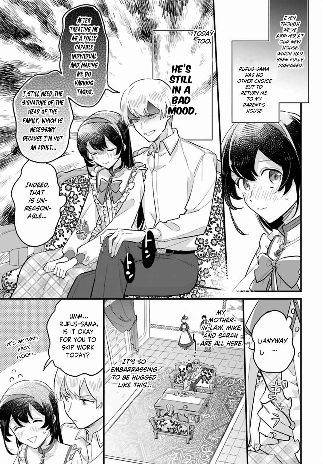 Page 4 Chapter 20 Yowaki MAX Reijou nanoni, Ratsuwan Konyakusha-sama no Kake ni Notte Shimatta