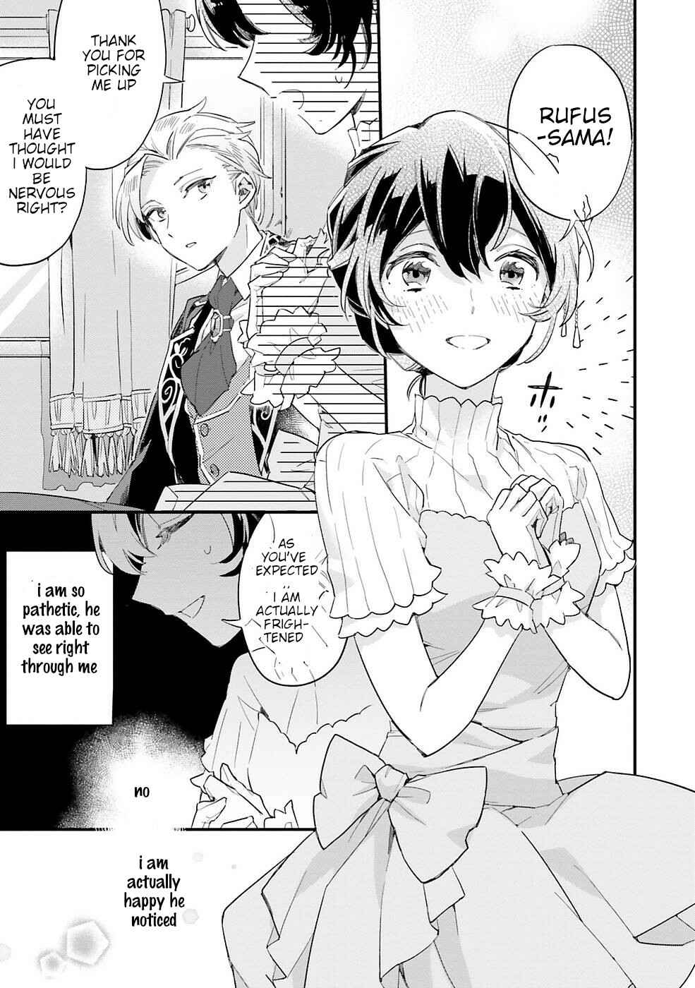 Page 23 Chapter 4 Yowaki MAX Reijou nanoni, Ratsuwan Konyakusha-sama no Kake ni Notte Shimatta