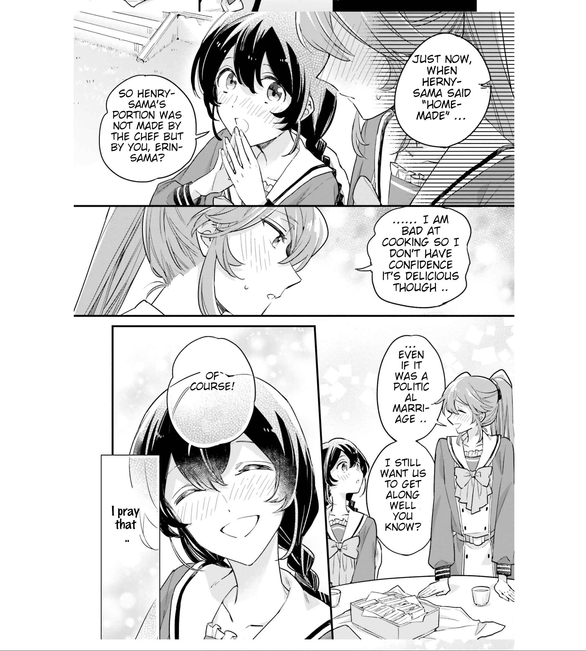 Page 12 Chapter 7 Yowaki MAX Reijou nanoni, Ratsuwan Konyakusha-sama no Kake ni Notte Shimatta