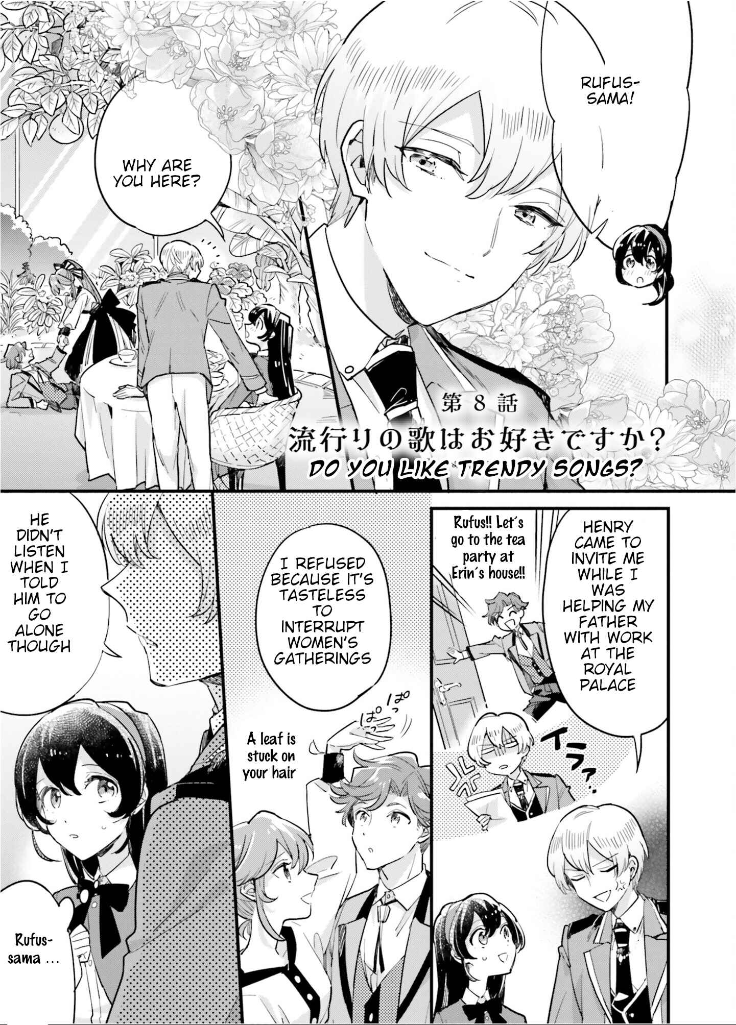 Page 1 Chapter 8 Yowaki MAX Reijou nanoni, Ratsuwan Konyakusha-sama no Kake ni Notte Shimatta
