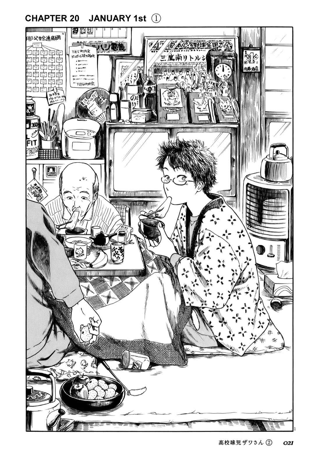 Page 1 Chapter 20 Koukou Kyuji Zawa-san