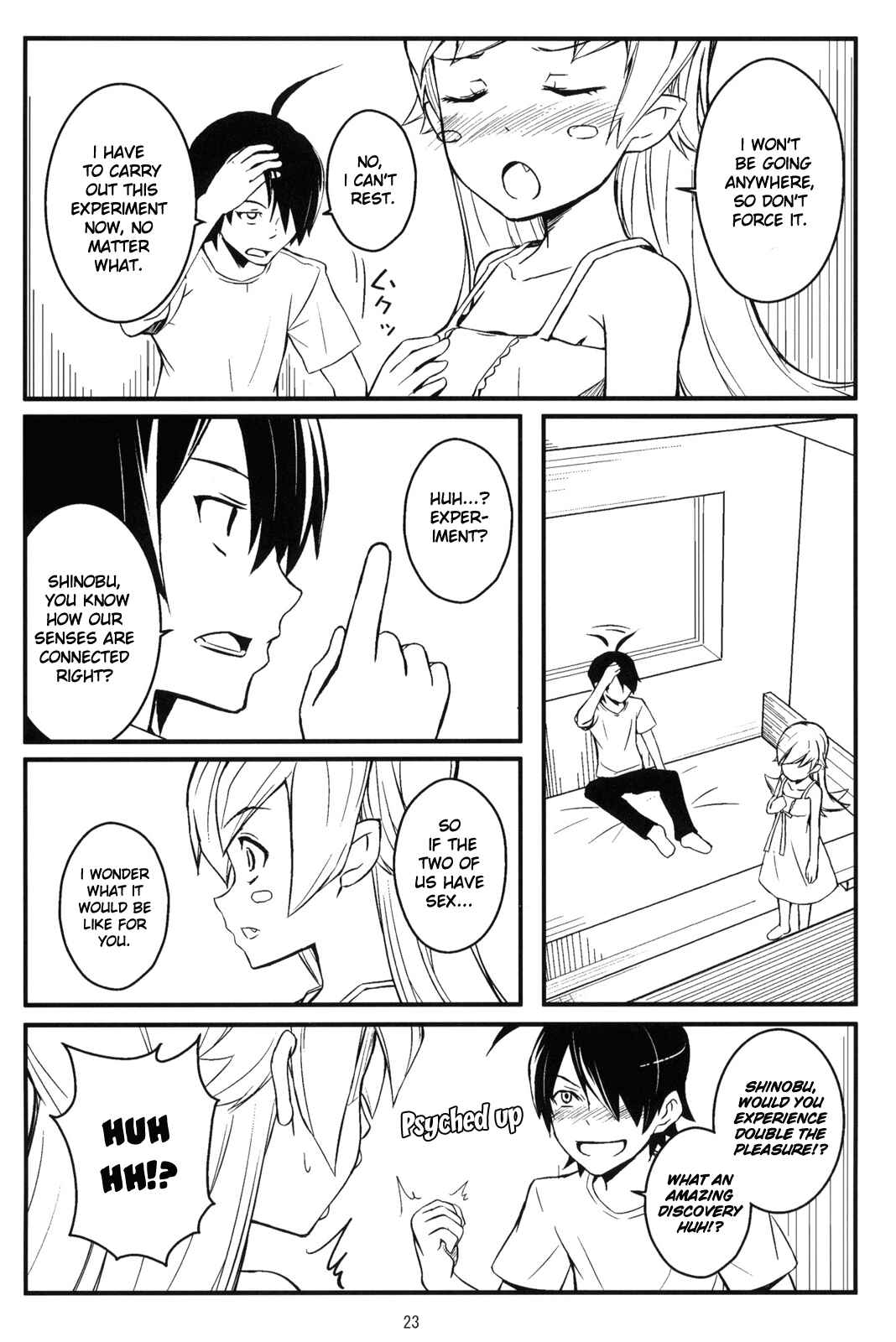 Page 22 Chapter Unknown_f491 Bakemonogatari - Panaino! (Doujinshi)