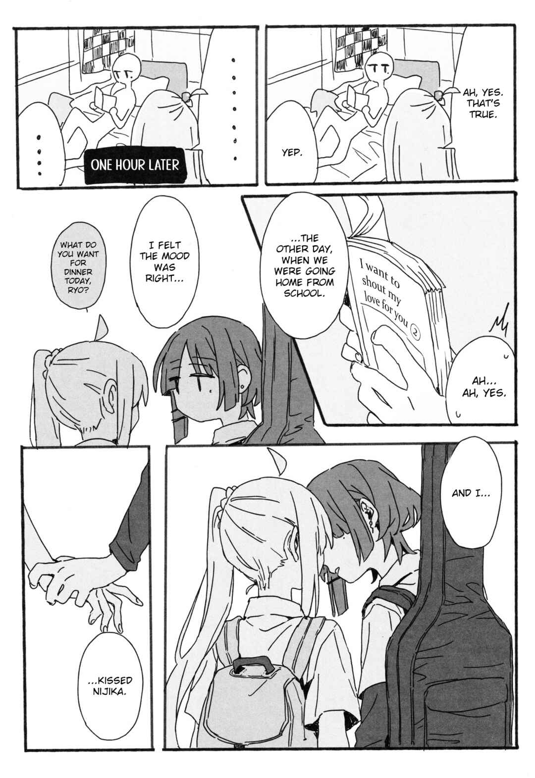 Page 12 Chapter Unknown_95cd Bocchi the Rock! - Is anything the matter, Ryo-san? (Doujinshi)
