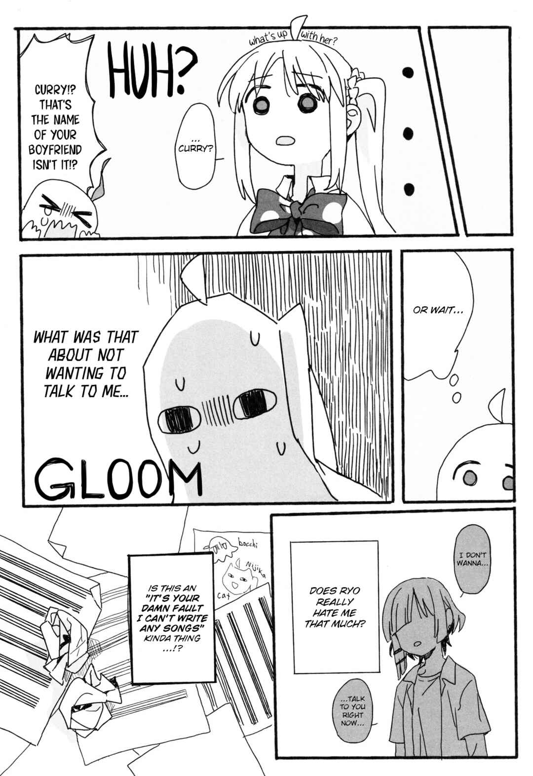 Page 8 Chapter Unknown_95cd Bocchi the Rock! - Is anything the matter, Ryo-san? (Doujinshi)