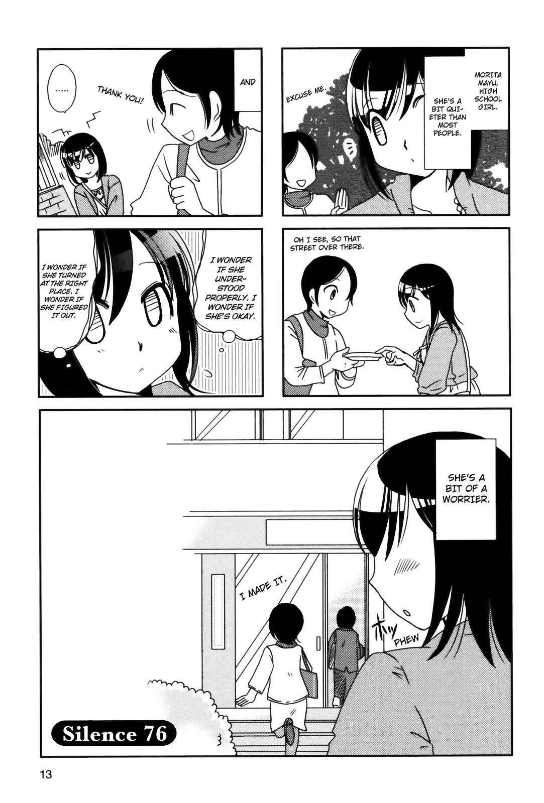Page 1 Chapter 76 Morita-san wa Mukuchi
