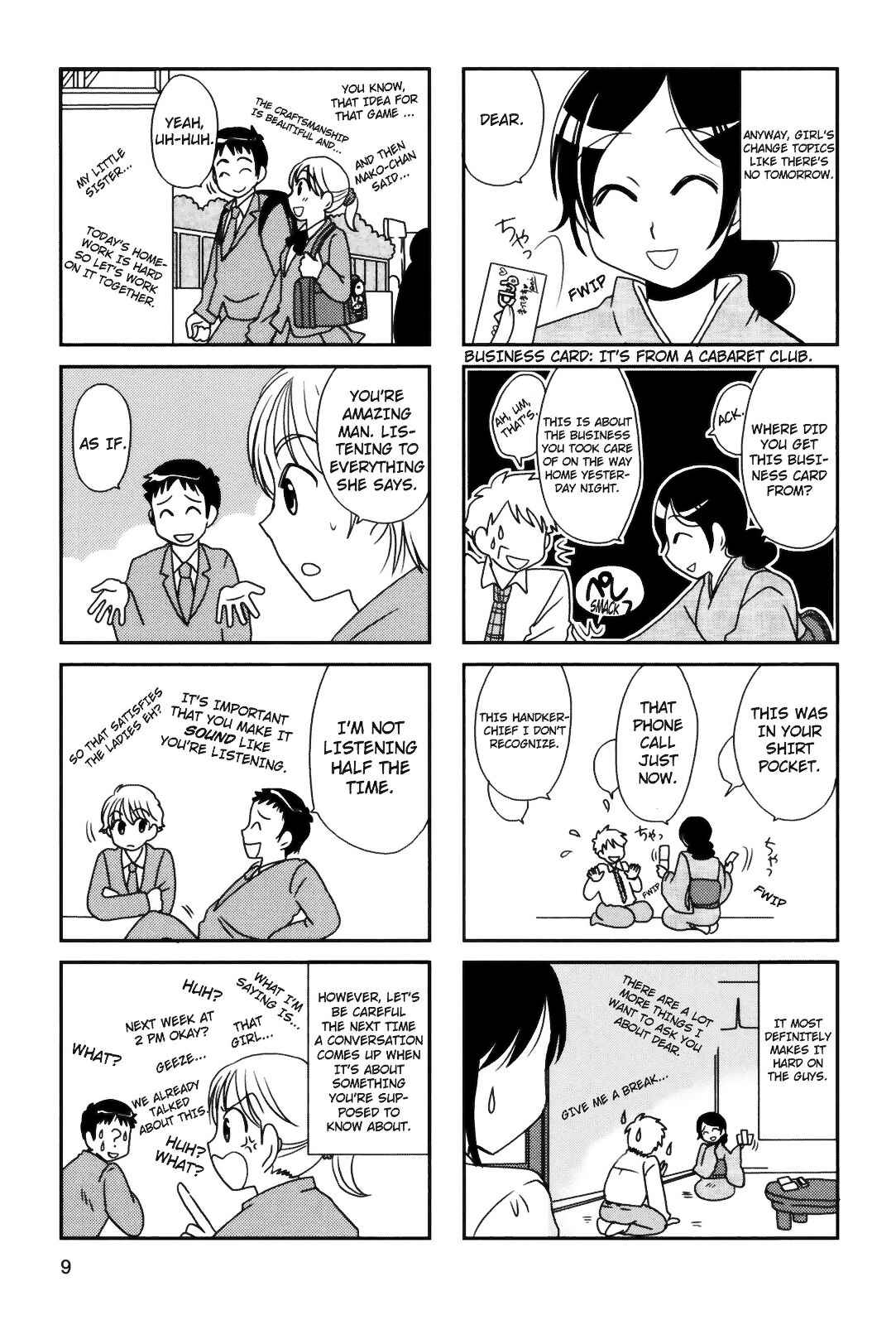 Page 9 Chapter 75 Morita-san wa Mukuchi