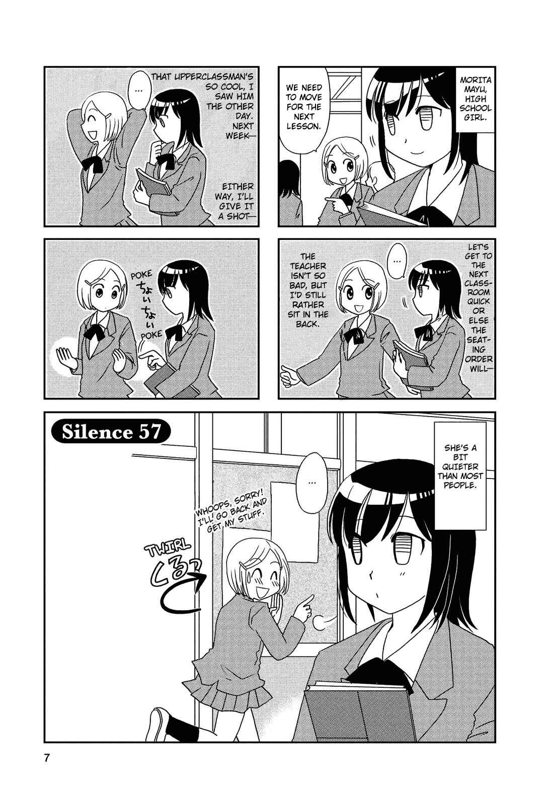 Page 1 Chapter 58 Morita-san wa Mukuchi