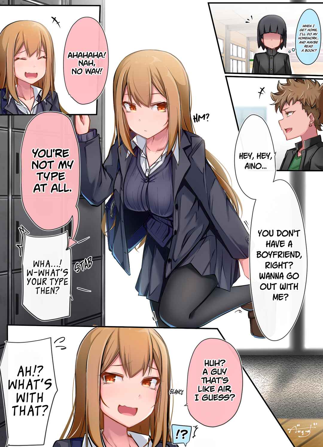 Page 1 Chapter 23.4 Class no Gal ni Kuuki Atsukai Sareteimasu