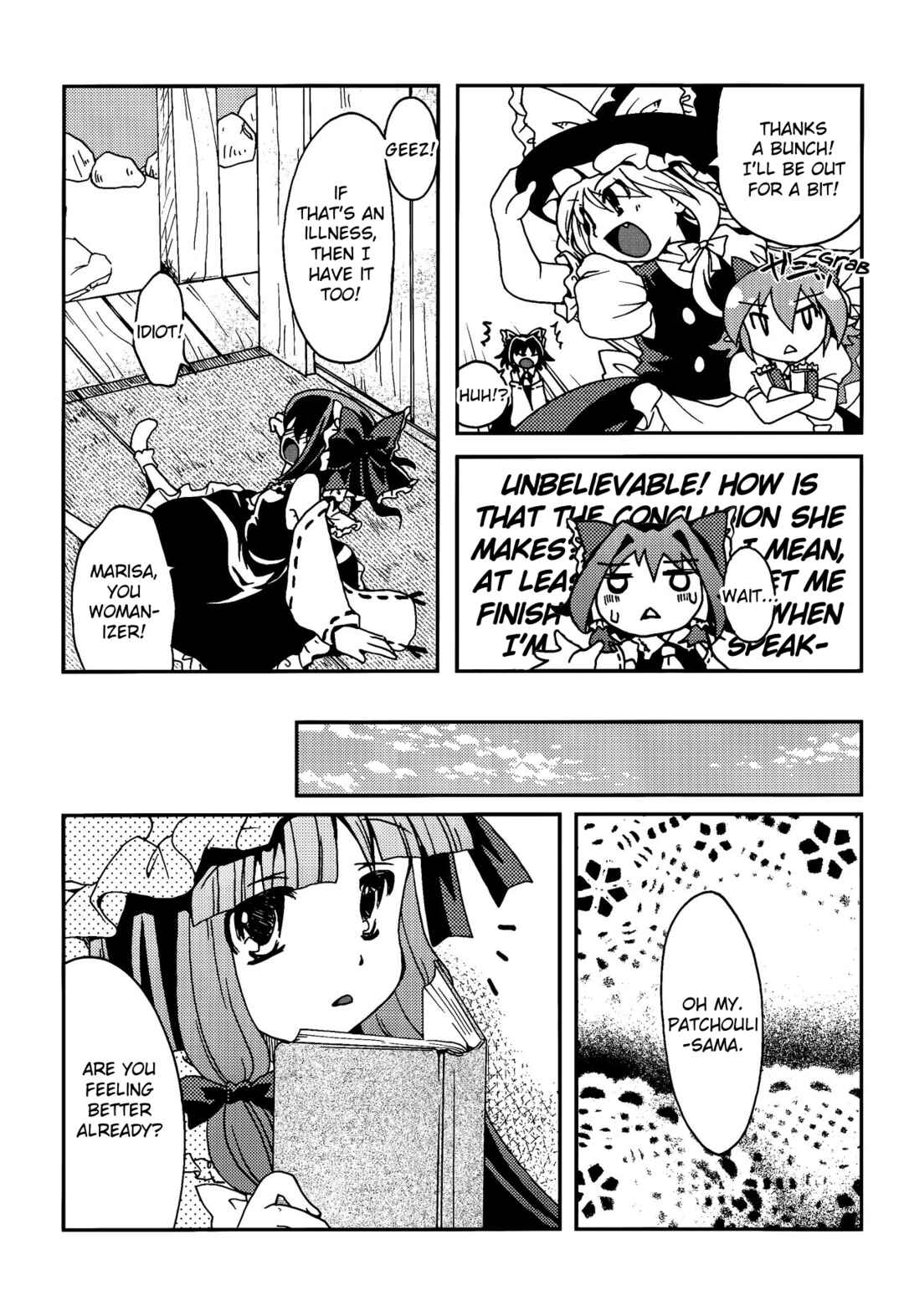 Page 10 Chapter Unknown_1067 Touhou - Koi no Jumon wa Mada Shiranai (Doujinshi)
