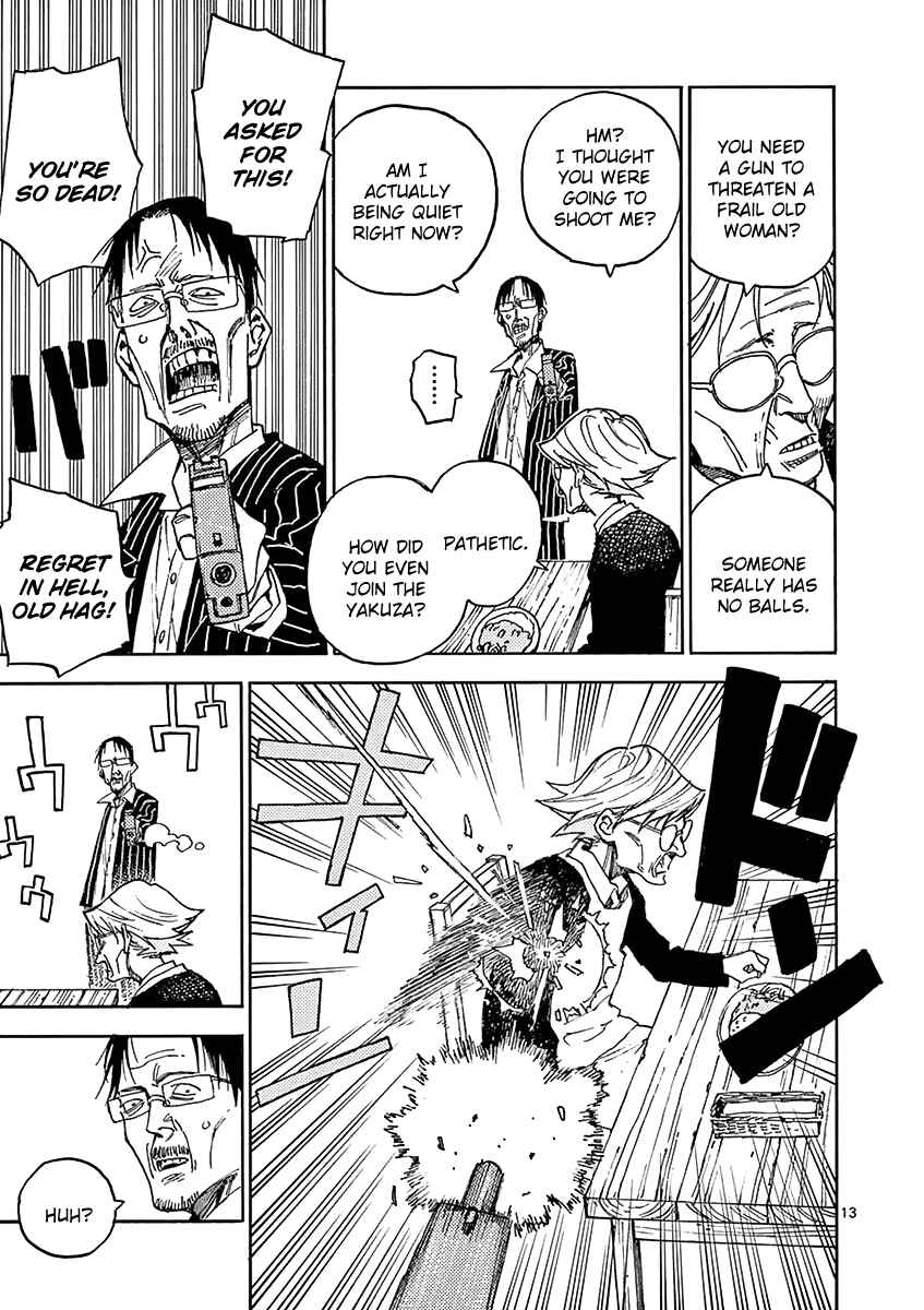 Page 13 Chapter 7 Koroshiya wa Kyou mo BBA o Korosenai.
