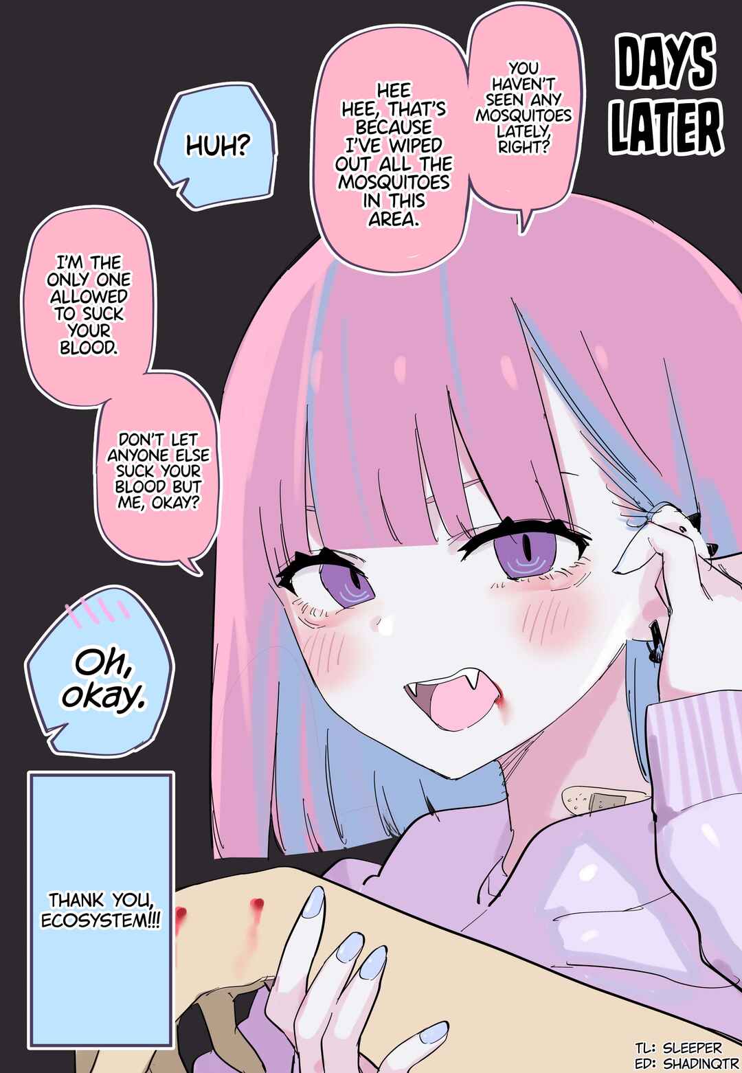 Page 2 Chapter Unknown_7454 Ai ga Omosugiru Cool Kyuuketsuki-chan