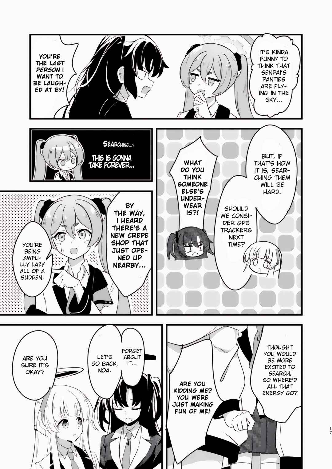 Page 16 Chapter Unknown_ac8f Blue Archive - Kinkyuu Kaigi: Yuuka-chan no Pantsu ga Nakunatta Ken (Doujinshi)
