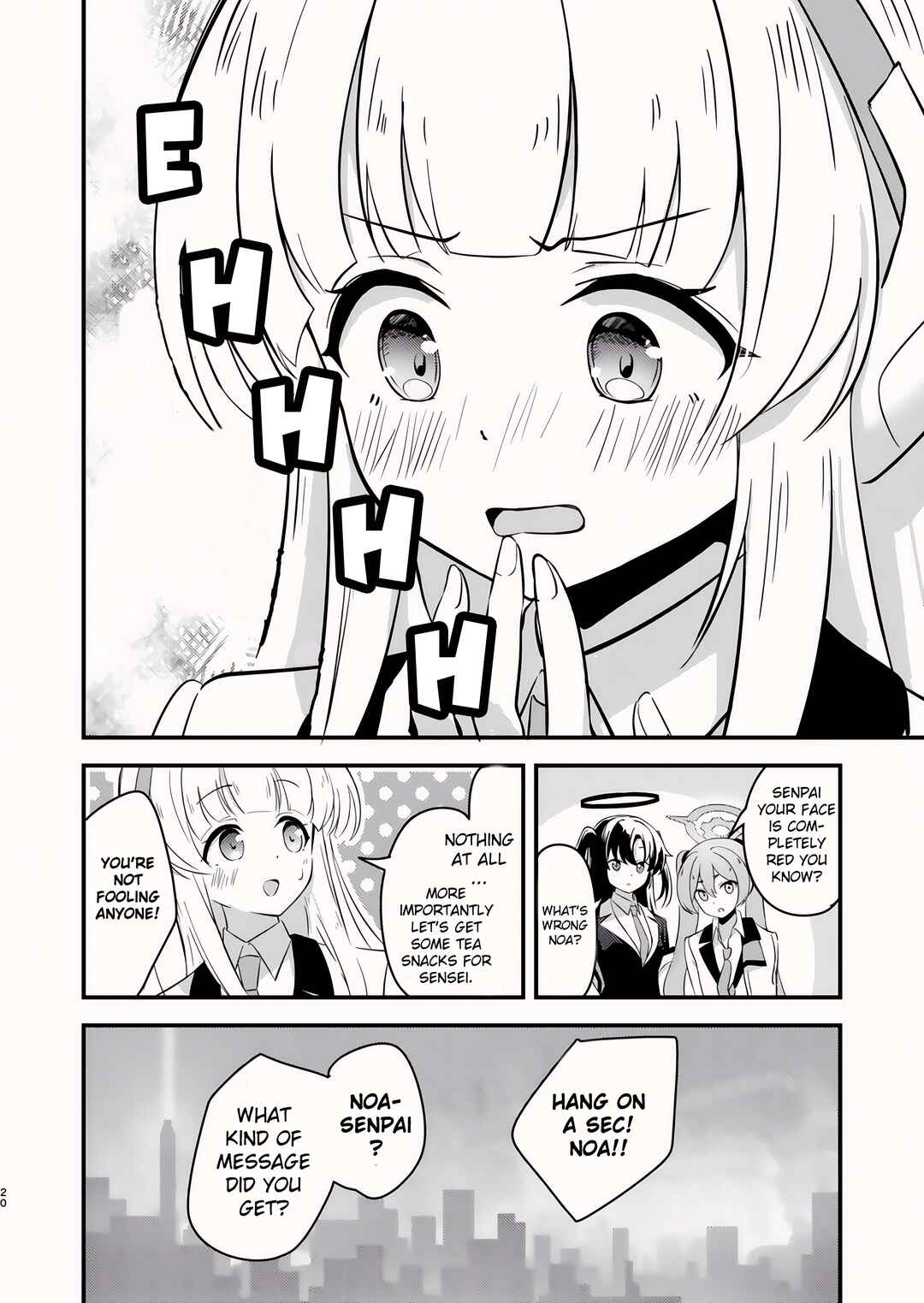 Page 19 Chapter Unknown_ac8f Blue Archive - Kinkyuu Kaigi: Yuuka-chan no Pantsu ga Nakunatta Ken (Doujinshi)
