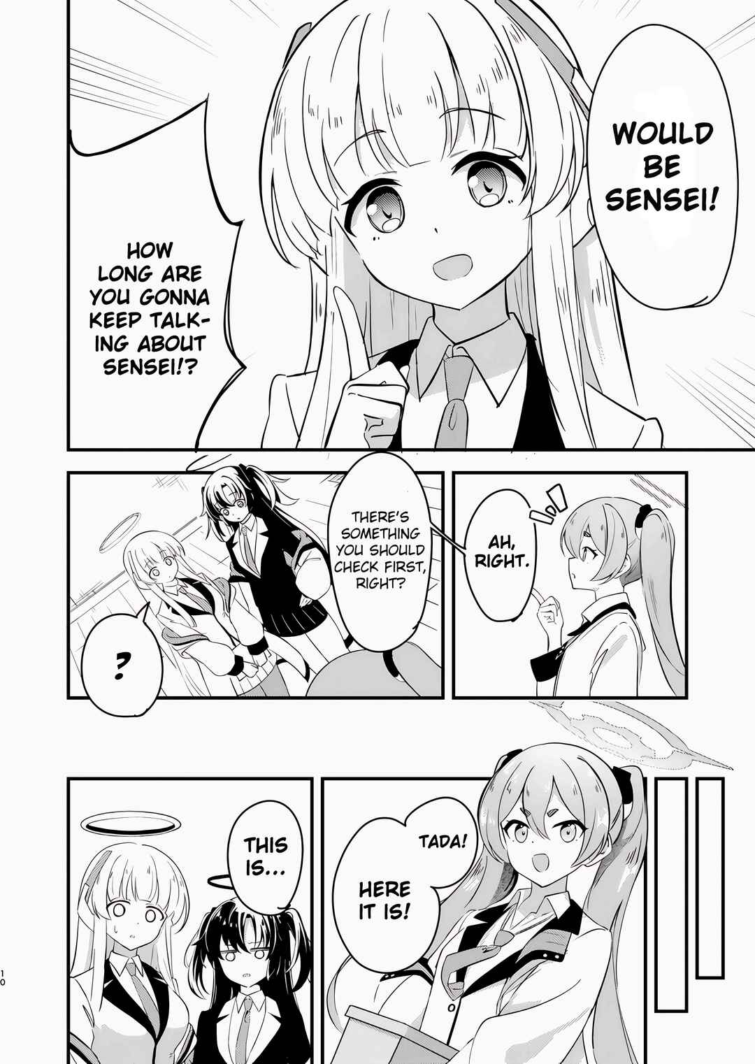 Page 9 Chapter Unknown_ac8f Blue Archive - Kinkyuu Kaigi: Yuuka-chan no Pantsu ga Nakunatta Ken (Doujinshi)