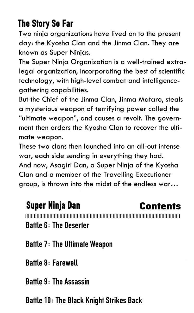 Page 6 Chapter 6 Super Ninja Dan