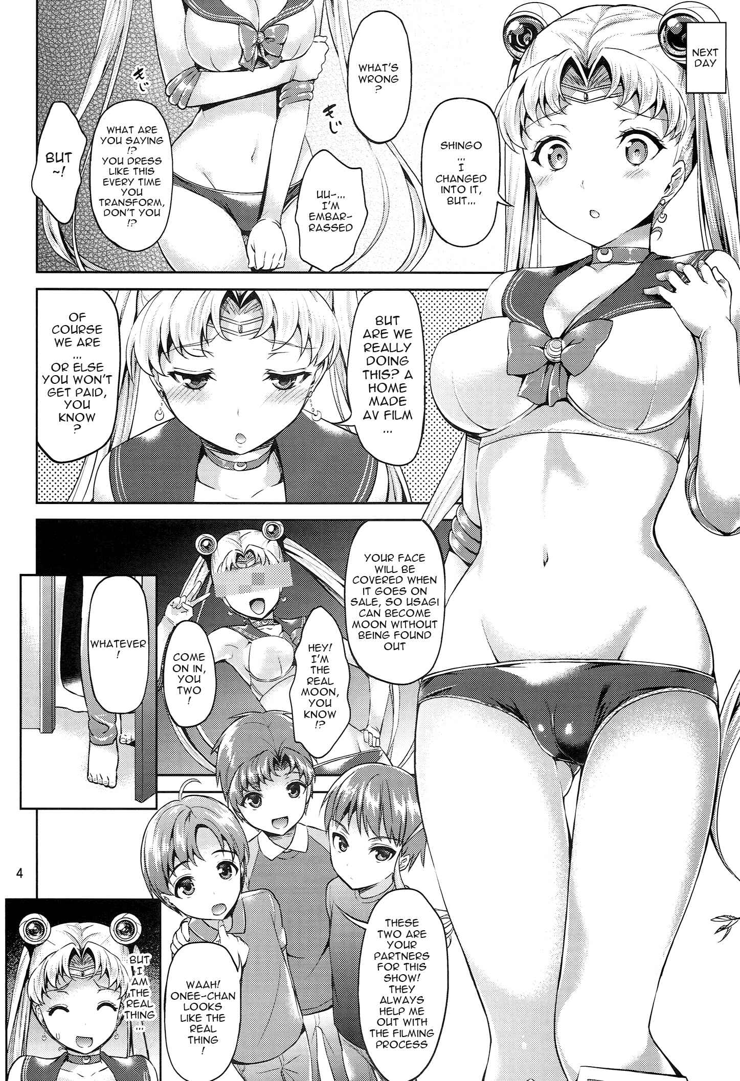 Page 4 Chapter Unknown_3868 Bishoujo Senshi Sailor Moon - MOON FREAK (Doujinshi)