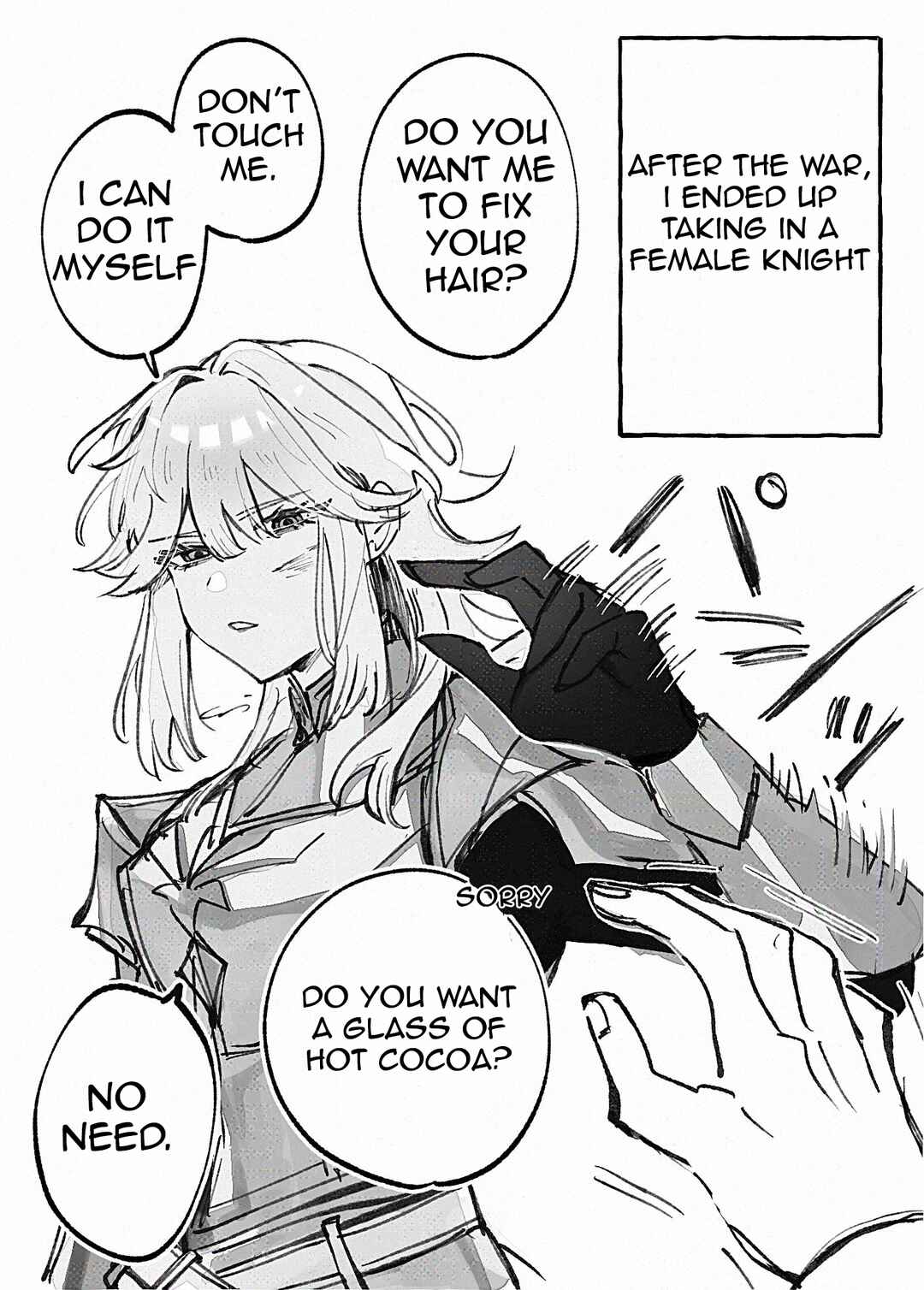 Page 1 Chapter 1 The Female Knight Who Knew Only Battle Was Pampered Continuously