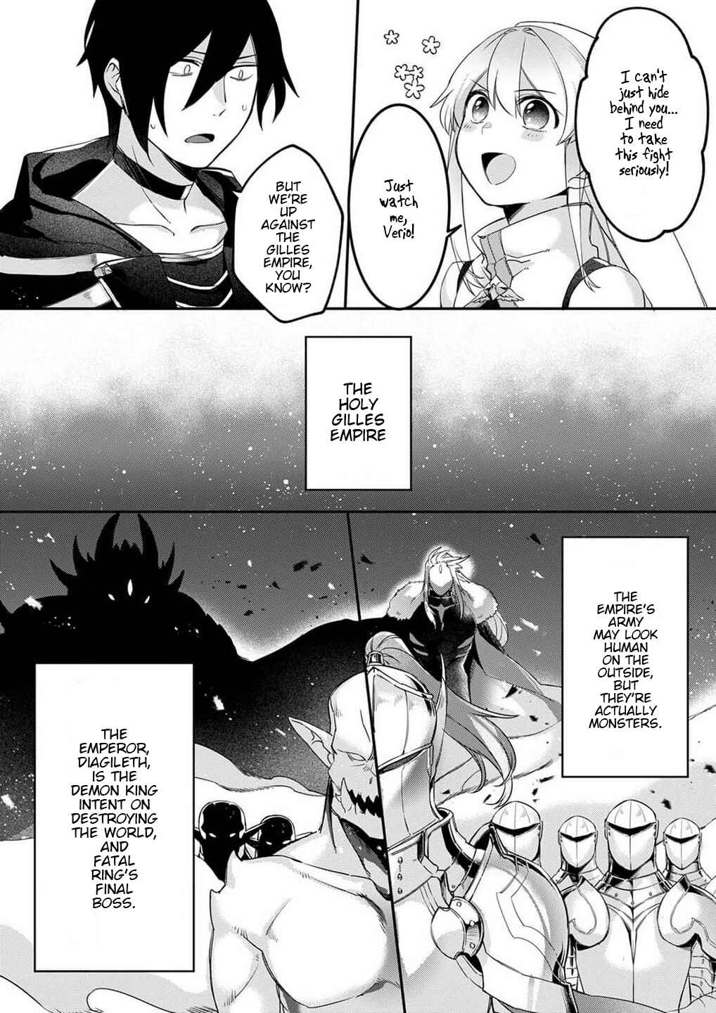 Page 10 Chapter 2 Game-nai Saikyou no Ura Boss ni Tensei shita no de, Shujinkou no Kawarini Saisoku Clear wo Mezashimasu!