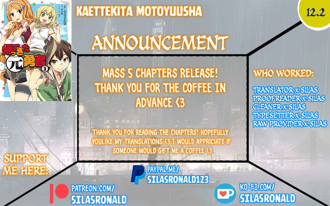 Page 1 Chapter 12.2 Kaettekita Motoyuusha