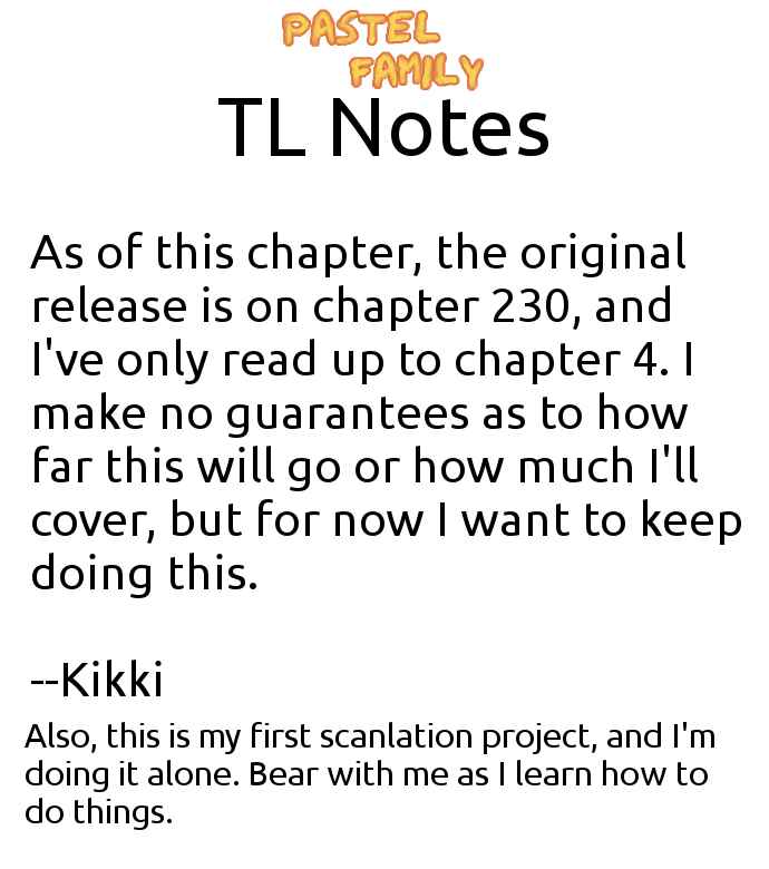 Page 2 Chapter 1 Pastel Kazoku