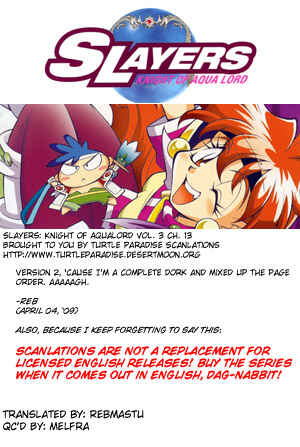 Page 33 Chapter 13 Slayers - Suiryuuou no Kishi