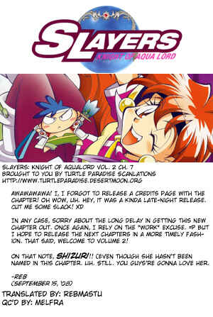 Page 36 Chapter 7 Slayers - Suiryuuou no Kishi