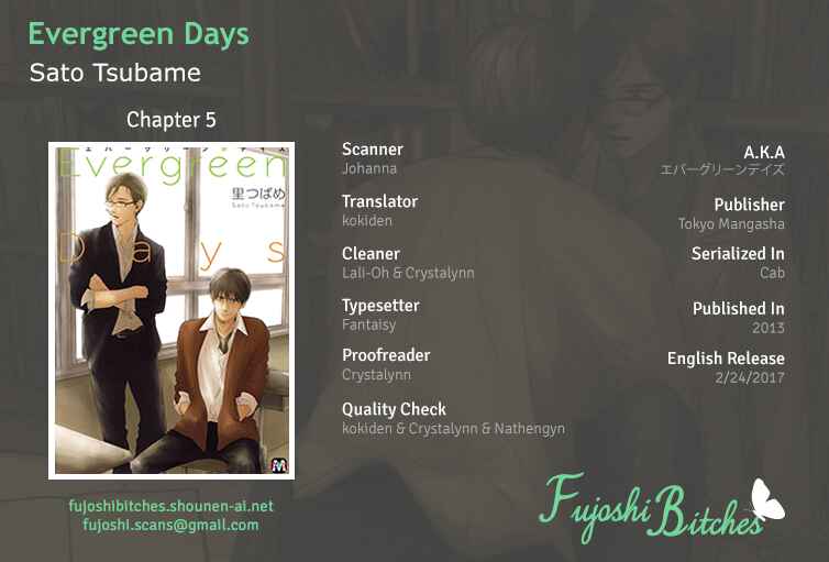 Page 1 Chapter 5 Evergreen Days