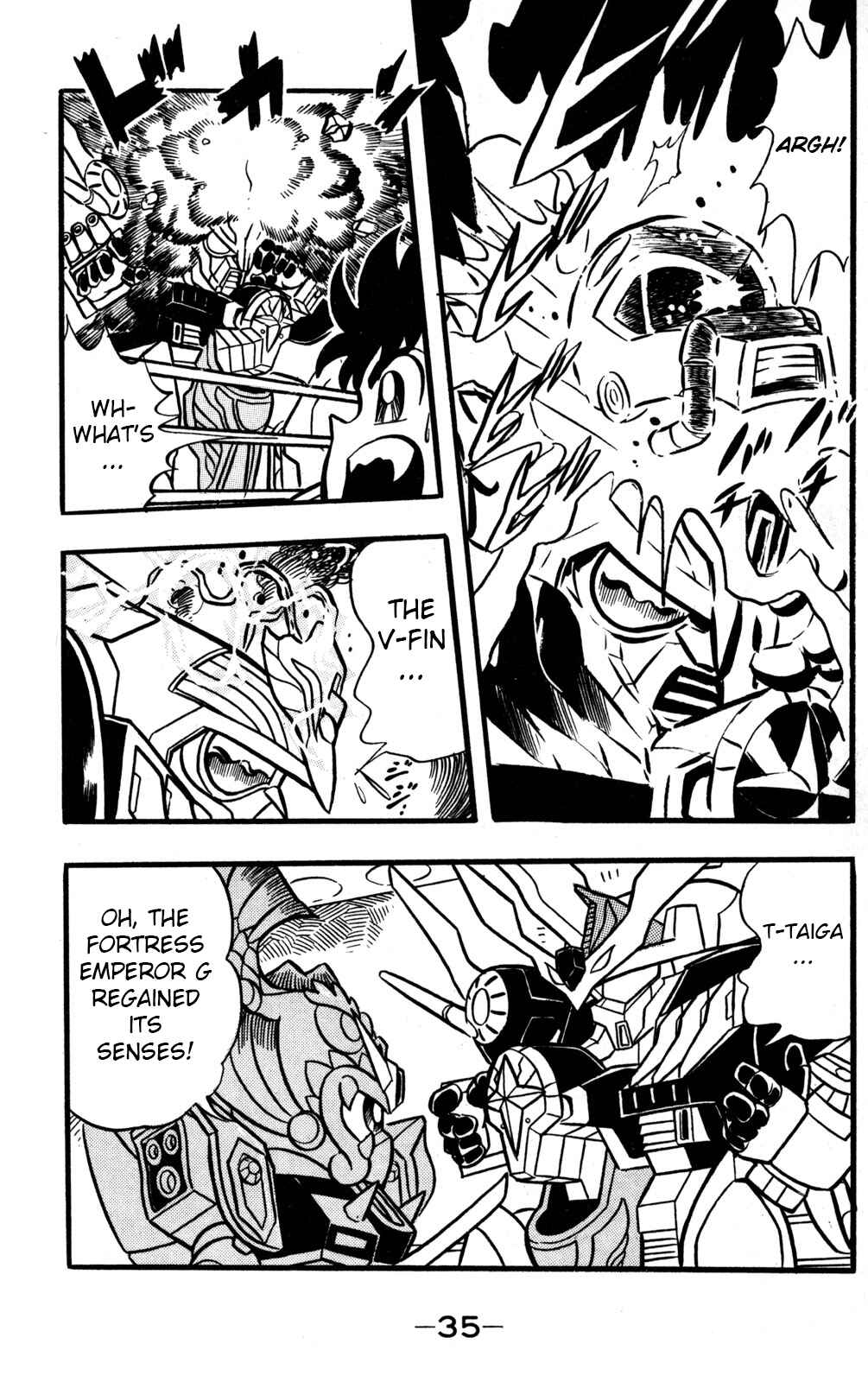 Page 34 Chapter 45 Hyper Warrior Gundam Boy