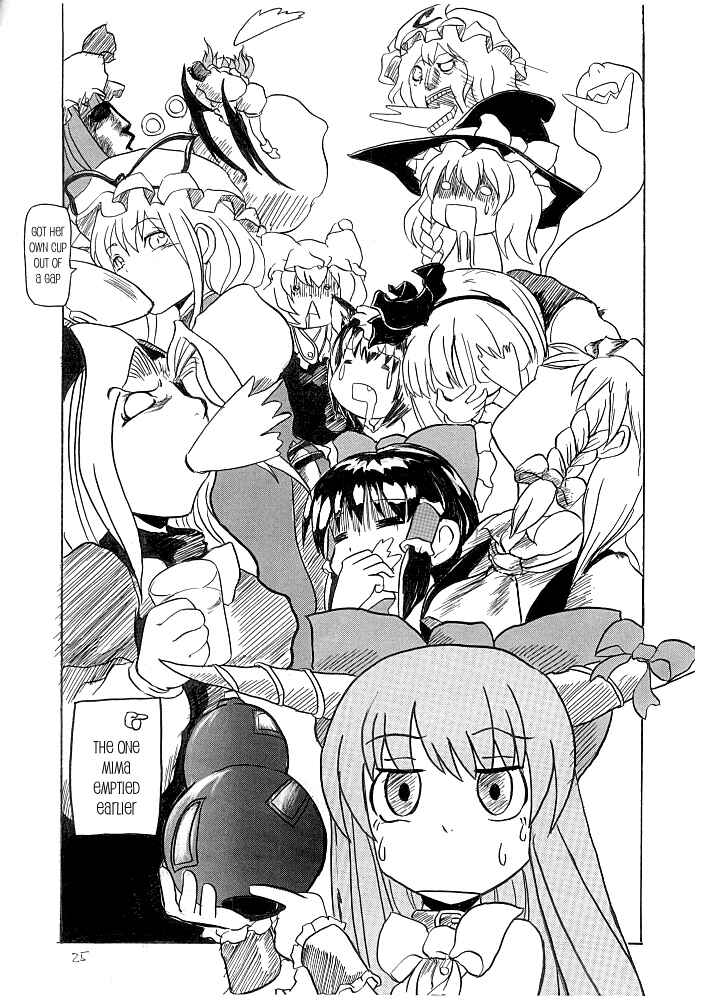 Page 25 Chapter Unknown_e8f9 Touhou - Soshite Yatsura mo Yattekuru (Doujinshi)