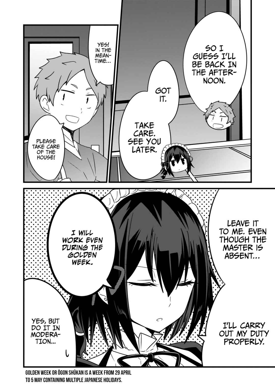 Page 3 Chapter 10 Kokoro no Koe ga Moreyasui Maid-san (Serialization)