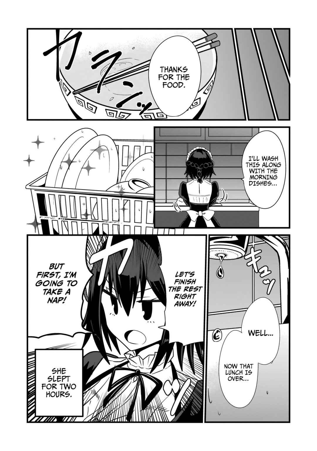 Page 9 Chapter 10 Kokoro no Koe ga Moreyasui Maid-san (Serialization)