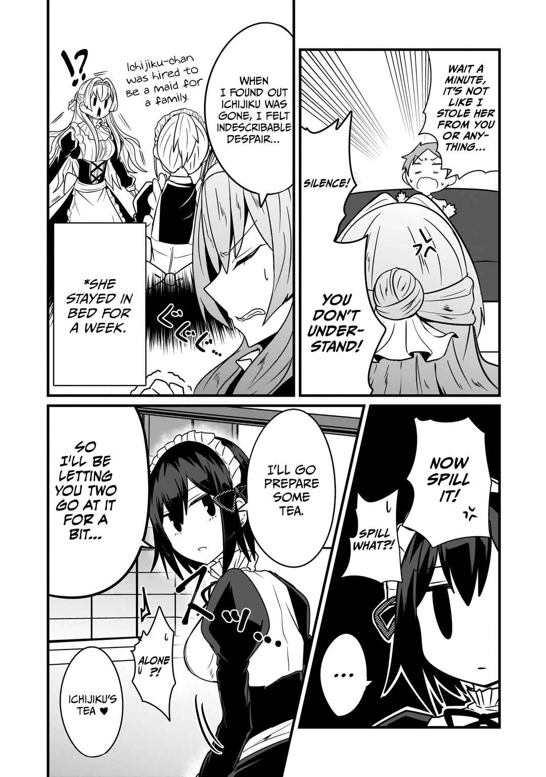 Page 9 Chapter 8 Kokoro no Koe ga Moreyasui Maid-san (Serialization)