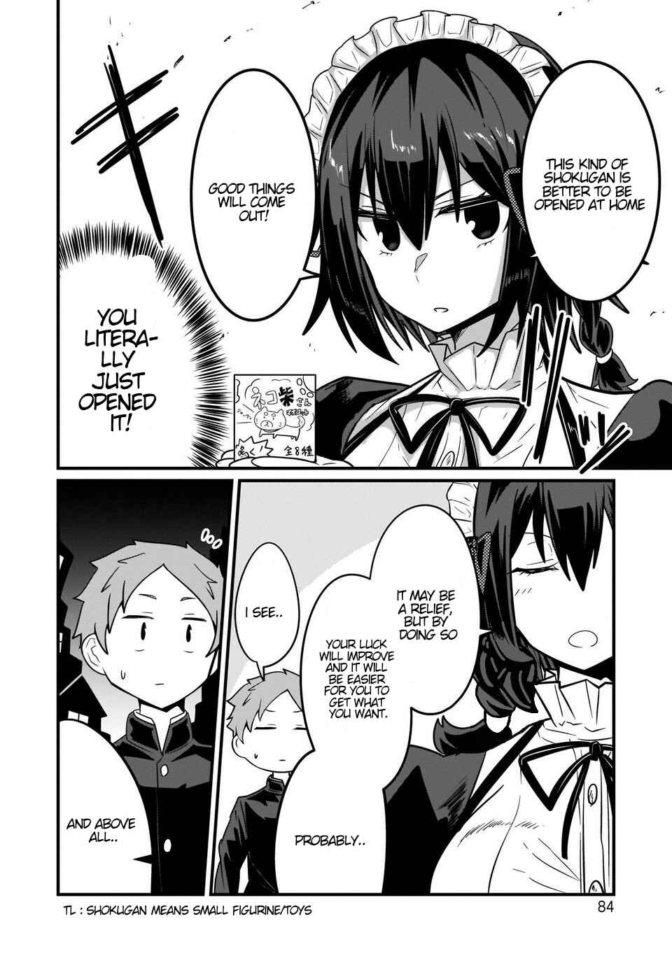 Page 12 Chapter 5 Kokoro no Koe ga Moreyasui Maid-san (Serialization)