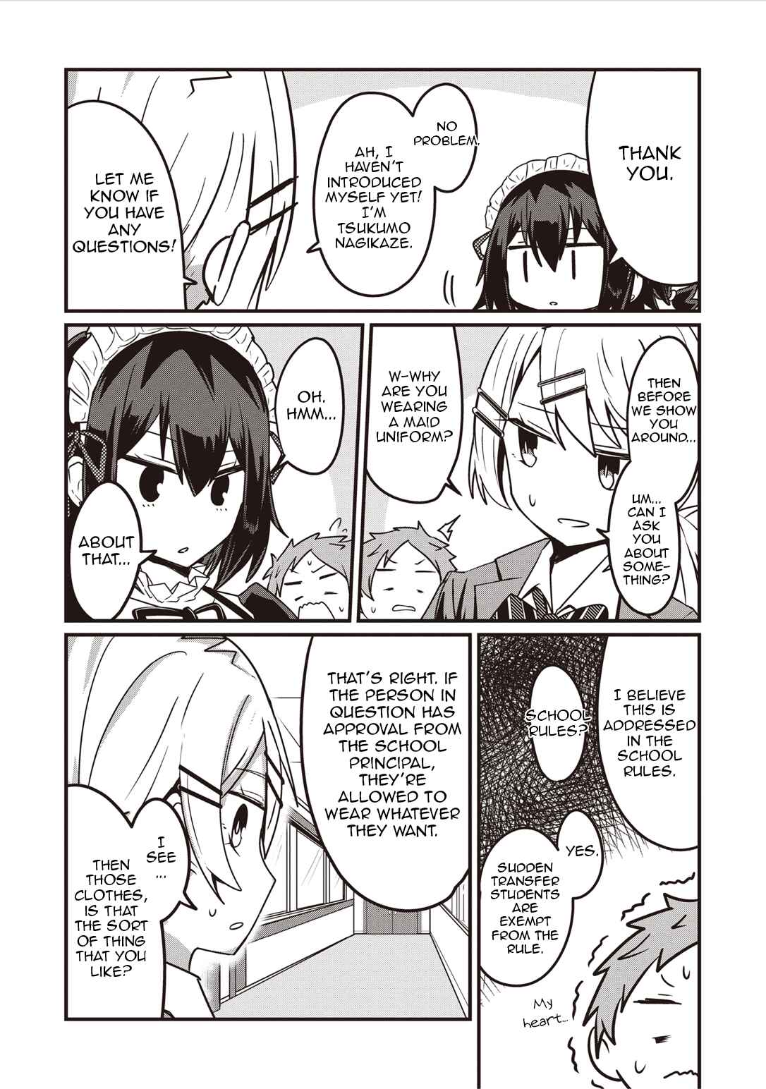 Page 14 Chapter 3 Kokoro no Koe ga Moreyasui Maid-san (Serialization)