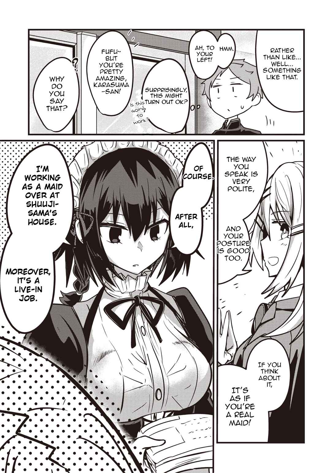 Page 15 Chapter 3 Kokoro no Koe ga Moreyasui Maid-san (Serialization)