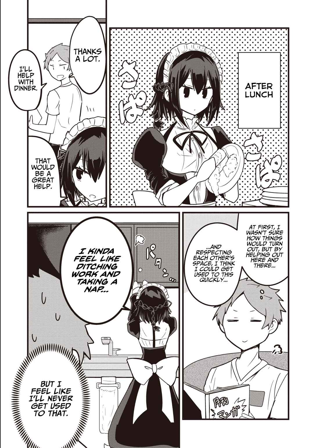 Page 10 Chapter 2 Kokoro no Koe ga Moreyasui Maid-san (Serialization)