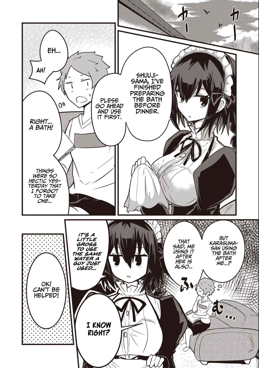 Page 11 Chapter 2 Kokoro no Koe ga Moreyasui Maid-san (Serialization)