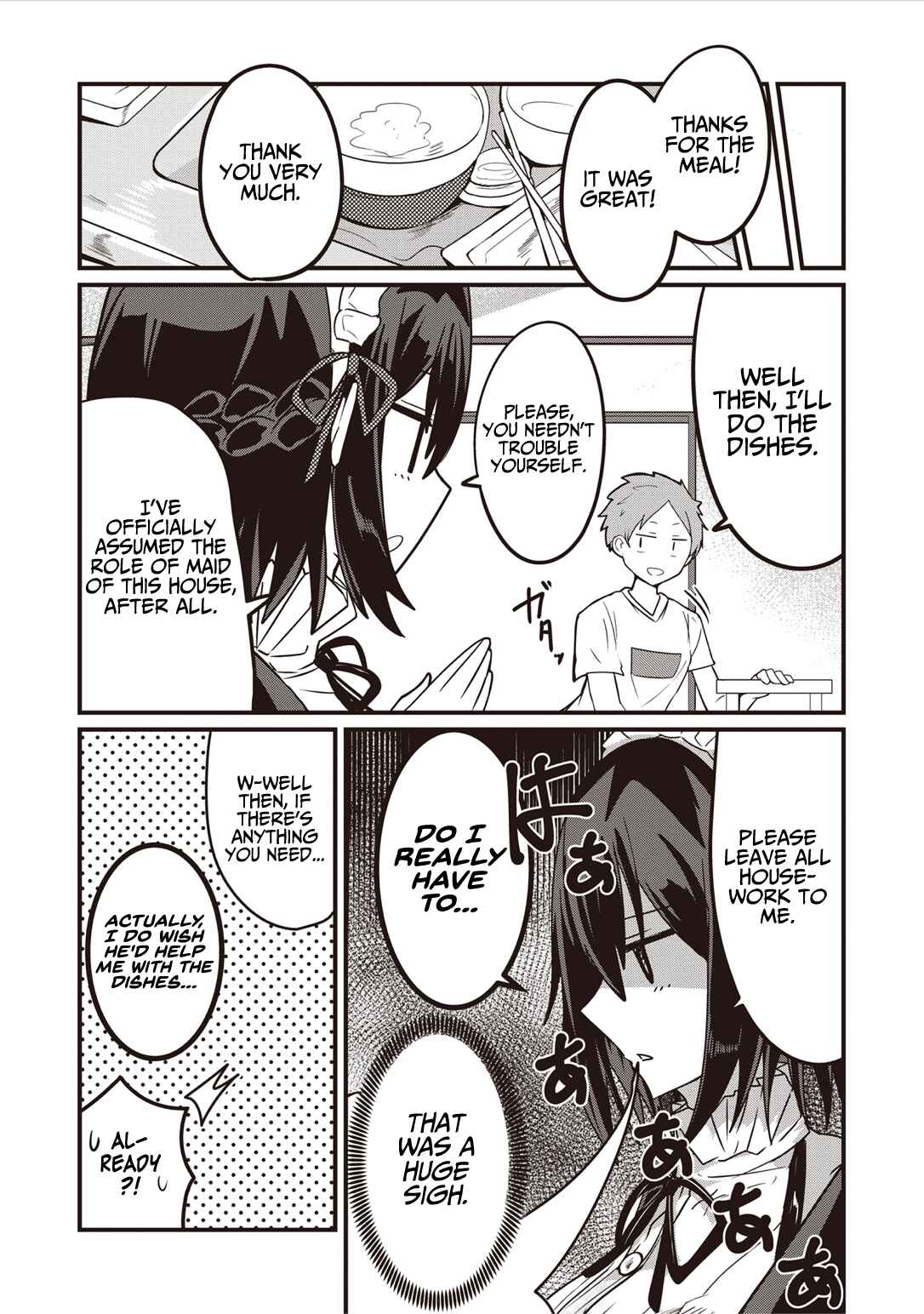 Page 8 Chapter 2 Kokoro no Koe ga Moreyasui Maid-san (Serialization)