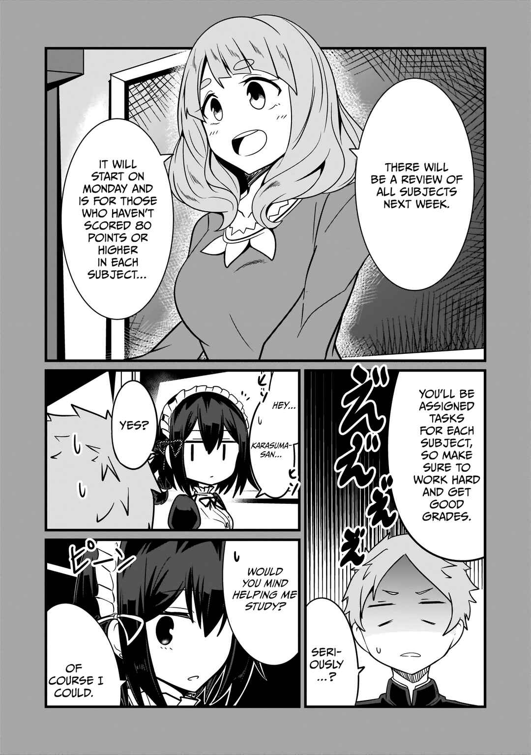 Page 3 Chapter 7 Kokoro no Koe ga Moreyasui Maid-san (Serialization)