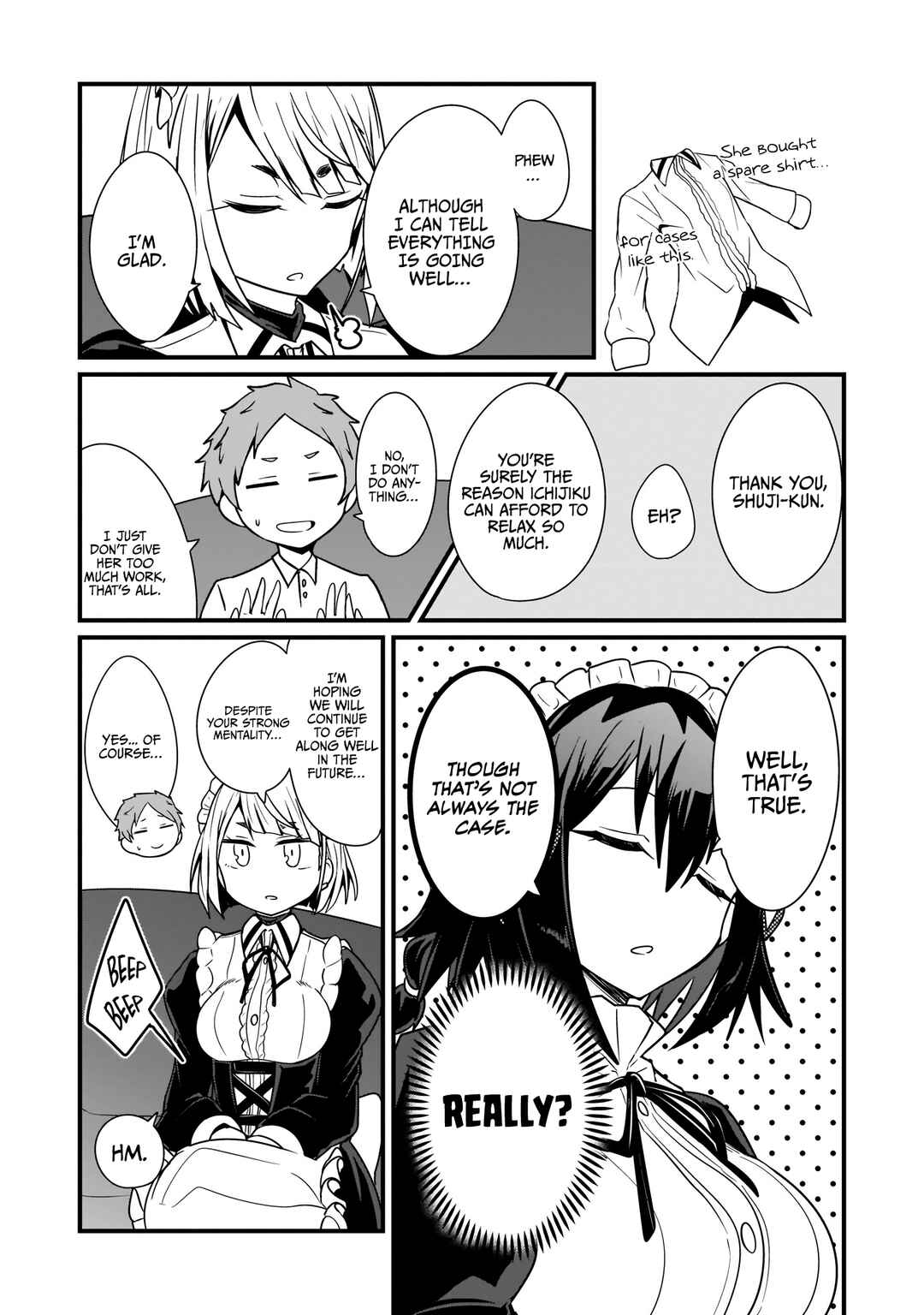Page 9 Chapter 9 Kokoro no Koe ga Moreyasui Maid-san (Serialization)